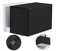 COITEK 600D Black Air Conditioner Cover for Midea U Shaped Outside Unit AC Cover for Midea Fits with 8000/10000/12000 BTU U-Shaped