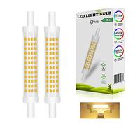COITROZR R7s LED 118mm Dimmable,15W R7s 118mm Super Bright Floodlight Equivalent to 100-150W R7S Halogen Lamp,Warm White 3000K 1300LM 360 Beam Angle No Flicker (Size : 2 PCS)