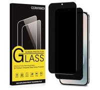 Coiwxmoi Privacy Screen Protector for Samsung Galaxy S25 FE 2 Pieces Tempered Glass Anti-Spy Hardness 9H Bubble-Free Anti-Scratch Ultra Resistant Anti-Spy Anti-fingerprint Screen Protector