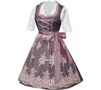Cokbyavla 2 Piece Oktoberfest Halloween Costume for Carnival, Wommen Oktoberfest Costume Women's German Dirndl Dress German Beer Hall Costumes Women Ren Faire Women Short Gothic Victo XXL