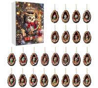 Cokbyavla 2025 Cat Advent Calendar for Cat Lovers - 24 Days of Miniature Cat Figure Calendar with Holiday Themes - Unique Christmas Countdown Gift for Adults, Cat Owners & Collectors Black