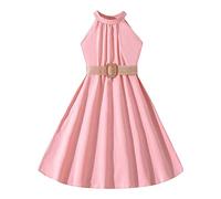 Cokbyavla 3-10T Girls Dresses,Dress for 1 Year Old Girl Junior Dresses Summer Little Girl Dress Cartoon Pink Tween Dress for School 5th Grade Graduation Dress Sage Green Girls Dress