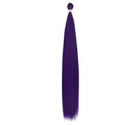 Cokbyavla 7x7 Closure Curly Fiber Purple Wig Long Straight Wig Fiber Hair Curtain Purple Fiber Spring Up Wig For Women 31/39in Brush Strokes Hair Brush (A, One Size)