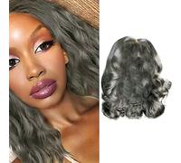 Cokbyavla 9 Wig Wavy Wavy For Daily Gatherings Synthetic Wavy Suitable Inch Curly Wig Natural Middle Wig Middle 17.7 Part Ladies Part Wig Wavy Wig Long Hair Trimmers (B, One Size)