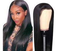Cokbyavla And Wigs for Women of Color Straight Medium Long Wig Wig Long Black Women's Bangs Parted wig Hair Cape for Haircuts (B, One Size)
