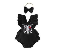 Cokbyavla Baby Bat Short Sleeve Romper, Halloween Baby Boy Romper Newborn Photography Prop Dinosaur Infant Costume Outfit Black Dress Girl Vampire Bat Costume Ki Infant 6-12 Months