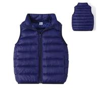 Cokbyavla Baby Boys Girls Winter Vest,Boys Wool Blend Coats Polo Jacket Boys Baby Sweatshirt Set Little Boys Cardigans Toddler Girl Snowsuit 4T Girls Winter Clothes(Navy,6-7 Years)