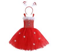 Cokbyavla Baby Girl Christmas Dress Smocked, Girls Christmas Sweater Personalized Baby 1St Romper Snow White Dwarf Costume Kids Dark Red Girl Outfit Gi Kid 8-9 Years