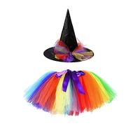 Cokbyavla Baby Girl Halloween Monster Ghost Costume, Halloween Baby Girl Clothes Tulle Toddler Dress Ghost Romper Toddler Little Butterfly Dress With Wings Flintstones Co(39Red,5-8 Years)