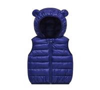 Cokbyavla Baby Girls And Toddler Puffer Jacket,Baby Boys Waistcoat Baby Boys Print Jacket Girls Zip Up Sweatshirt Size 6-7 Boys Pullover Sweatshirt Toddler Padded Warm Co(Navy,18-24 Months)