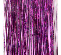 Cokbyavla Baby Hair Hair Glitter Extensions Highlights Party Wig Pet Hair Washing compatible with Machine Catcher (Purple, One Size)