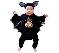 Cokbyavla Baby Jumpsuit Playsuit Bat Costume, Baby Halloween Pants Set pumpkin costume 3months Sweater Romper Boy Onepiece Toddler Ghost 5t Gir Infant 6-12 Months