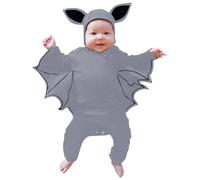 Cokbyavla Baby Onepiece Bat Jumpsuit, Halloween Pumpkin Shirt Girls Shirt pumpkin costume toddler 3t Baby Boys Game Day Romper Funny Onepiece Coming Home Outfit Boy Infant 6-12 Months