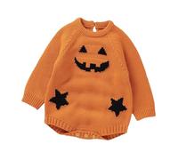 Cokbyavla Baby Pumpkin Sweatshirt Romper, Halloween Pumpkin Shirt Girls The Great Costume Daddys Girls Baby Clothes 0-3 Halloween Bat Costume Kids Newborn Coming H Infant, 3-6 Months