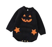 Cokbyavla Baby Pumpkin Sweatshirt Romper, Halloween Pumpkin Shirt Girls The Great Costume Daddys Girls Baby Clothes 0-3 Halloween Bat Costume Kids Newborn Coming H Infant, 6-9 Months