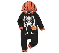 Cokbyavla Baby Ruffle Romper Top Suspender Bat, Baby Halloween Costumes 6-9 Months girl halloween costumes pumpkin Mama'S Boy Romper Bat Girl Costume 6 Chri Infant 0-3 Months