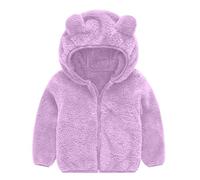 Cokbyavla Baby Unisex-Baby Sweatshirts, Toddler Girls Coat Navy Jacket Boys Toddler Baby Boys Sweatshirt Dinosaur Outerwear Fuzzy Ear Hooded Clothes Cloth To Keep War 2-3 Years