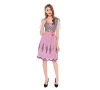 Cokbyavla Bavarian Carnival Costumes 3 Pieces for Women, Oktoberfest Costume Men Bavarian Dirndl Skirts Black Medieval Dress Ren Faire Dress Women Plus Maiden Floral Beer Festival XL