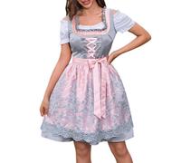 Cokbyavla Bavarian Costume Beer Carnival for Women, Oktoberfest Tops Bavarian Beer Women Costumes Womens Medieval Pirate Costume Fraulein Oktoberfest Costumes Victorian Ball Gown Plus Size Be S