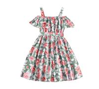 Cokbyavla Big Girls Dress Cute Pink,Spring Dresses for Teens Girls Wedding Dress Little Girl White Dress Tween Dresses Sleeve 5t Graduation Dresses for Girls Princess Dresses for Girls 4-6