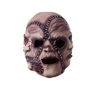 Cokbyavla Clown Mask Full Head, Realistic Halloween Mask Person Face For Men Realistic Man Masks Latex For Halloween Adult Massacre Grandpa Scary Pig