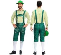 Cokbyavla Costume & Party Mens Bavarian Man Fancy Dress,Renaissance Costume Men Renaissance Costume Boys Lederhosen Costume Beer Festival Dress 2024 Man Costume Mens Coveralls Big And Tall