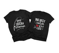 Cokbyavla Couple Shirt His and Hers Matching Outfit T Shirts,Matching Couple Stuff His & Her Valentine's Day Pajamas Anniversary Pjs for Couple Valentines Day Hoodies Fu(Men,11White,M)