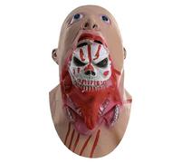Cokbyavla Creepy Clown Halloween Mask, Zombie Latex Full Head Mask Realistic Latex With Hair Cat Full Head Halloween Adult Men Scary Old Lady Scary Costumes For Adults
