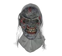 Cokbyavla Creepy Clown Halloween Mask, Zombie Latex Full Head Mask Realistic Latex With Hair Cat Full Head Halloween Adult Men Scary Old Lady Scary Costumes For Adults