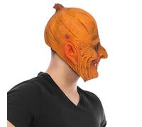 Cokbyavla Creepy Full Head Skull Mask, Zombie Pack Mask Halloween Face Costume Latex Masks Realistic Human Mens Halloween Adult Old Man Realistic Scary Clown