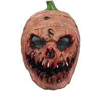 Cokbyavla Creepy Horse Mask, Zombie Latex Full Head Mask Sexy Latex With Hair Old Man Full Head Halloween Masks For Adults Old Woman With Wig For Women Scary Skull M