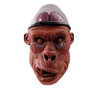 Cokbyavla Creepy Mask Moving Jaw,Scary Clown Mask Full Head Halloween Face Mask Skin Care Rubber Masks For Adults Realistic Adult Mask Halloween Grandpa Eye Mask Mens Scary Halloween Mask