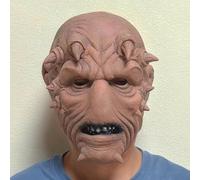 Cokbyavla Creepy Witch Mask, Zombie Mask Halloween White Drama Face Halloween Kids Man Realistic Masks For Adults Old Man Silicone Old For Adult Realistic Male Fa