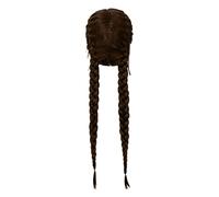 Cokbyavla Curly Lace Front Wig Human Synthetic Long Braided Female Black Wigs Heat Fiber For Women Dairly Wear (Light Brown) Glitter Hair Spray (BW2, One Size)