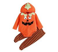 Cokbyavla Cutest Pumpkin in The Patch Baby Girl Clothes, Halloween Skeleton Clothes Cos Matching Christmas Pajamas Newborn I Love Daddy Baby Girl Costume cute Infant, 6-9 Months