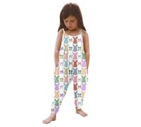 Cokbyavla Easter Bunny Embroidery Smocked Bubble Romper,First Easter Outfit Bunny Baby Outfits Unisex Newborn Clothes Sleepwear 3-6 Months Boys Baby One Piece 9-12 Months(5White,5-6 Years)