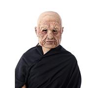 Cokbyavla Face Mask Realistic, Human Mask For Eyes Old Lady Costume For Women Adult Realistic Face Girl Old Woman Latex Silicone Scary Clown Costume No
