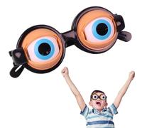 Cokbyavla Funny Glasses for Adults Crazy Eye Glass Googly Eye Glasses Adult Size Silly Sunglass With Blinking Eyeball On Them Novelty Eyeglasses for Kids Hilarious Gag Gifts Prank Stuff (Black)