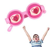 Cokbyavla Funny Glasses for Adults Crazy Eye Glass Googly Eye Glasses Adult Size Silly Sunglass With Blinking Eyeball On Them Novelty Eyeglasses for Kids Hilarious Gag Gifts Prank Stuff (Pink)