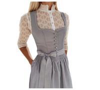 Cokbyavla German Oktoberfest Dresses for Women, Women's Oktoberfest Dress Bavarian Beer Costume Adult Yeaxlud Womens Renaissance Medieval Costume Dress Ren Faire Women Victorian Style D XL