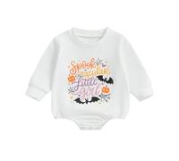Cokbyavla Girl Boy Pumpkin Sweatshirt Outfits, Halloween Skull Tutu Dress Newborn Baby Halloween Clothes Baby Boy onepiece Little Girls Skeleton Costume Ghostbuster G Toddler, 12-18 Months