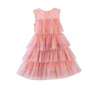 Cokbyavla Girls A-Line Party Dress,Toddler Girl Jean Dress Blue Floral Dress Fancy Summer Dress for Girls 10-12 Tween Girls Dresses Formal Girls Sundresses Size 6-7 Girls Elegant Dress Size 6-