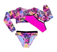 Cokbyavla Girls Bathing Suit,Girl‘S 3 Piece Swimsuits Romper Girls Two Piece Skirt Suit Tween Girl Swimsuit One Piece Little Girls Swimsuit Set 4 Piece Swimsuit Plus Size(19Red,8-9 Years)
