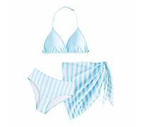 Cokbyavla Girl's Bikini Swimsuit with Beach Skirt,Girls Swimsuit 12-13 Years 2 Piece Girls Swim Coverup Teen Girl Swimsuits Baby Girl Clothing Set Girls Size 14 Swimsuit (20Blue,11-12 Years)
