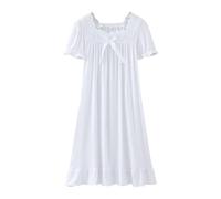 Cokbyavla Girls Dress Summer Ruffle Sleeve,Teen Clothes Junior Dresses Print Little Girl Dress Hawaiian Print Cheerleader Outfit Cotton Dresses for Girls Clothes for 8 Year Old Girl White