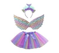 Cokbyavla Girls Rainbow Flower Tulle Skirt,Ballerina Skirt Pink Light Pink Tutu Skirt 4T Dance Outfits for Girls Layered Tulle Tutu Skirt Birthday Girl Outfit Toddler 80S(33Hot Pink,4-6 Years)