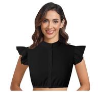 Cokbyavla Great British Beer Festival Outfit, Oktoberfest Dirndl Blouse Black And White Bavarian Traditional Costumes For Women Women Lace Lingerie German Dirndl Costume Milkmaid Top Peasant XL