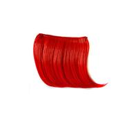 Cokbyavla Hair Bundles with Frontal per Plucked Hair Clip Thin Hair Piece Fringe Pretty On In Girls Extension Front Clip wig Organic Hair Gel (Red, One Size)
