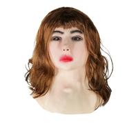 Cokbyavla Halloween Costume Mask For Men Scary Ones, Zombie Mask Adult Men Werewolf Face Old Realistic Adult Masks Halloween Old Woman Masks For Adults Realistic Black Kids Hall