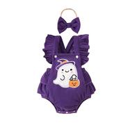 Cokbyavla Halloween Pumpkin Bat Dress, Halloween Dresses Toddler Boho Shirt Baby Pumpkin Costume Set Little Girl Dress Hawaiian Theme Toddler Costume A Infant 6-12 Months